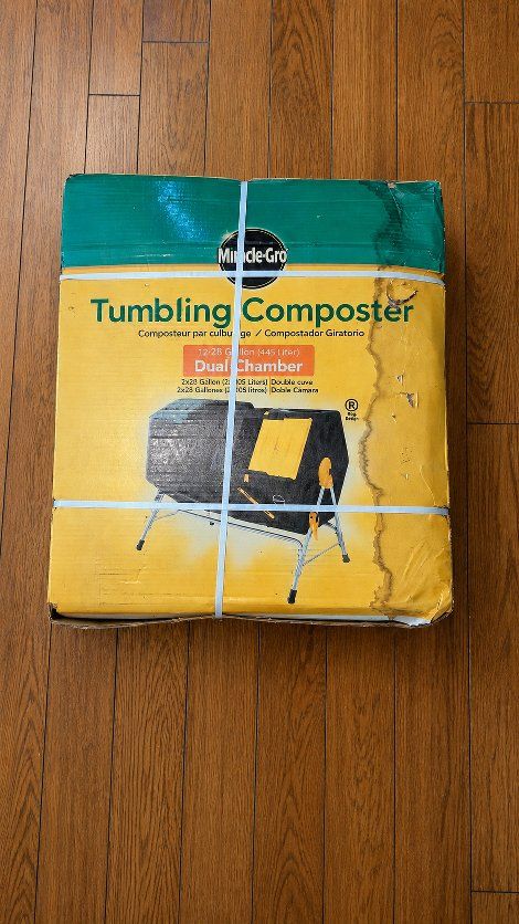 Miracle-Gro Dual Chamber Tumbling Composter