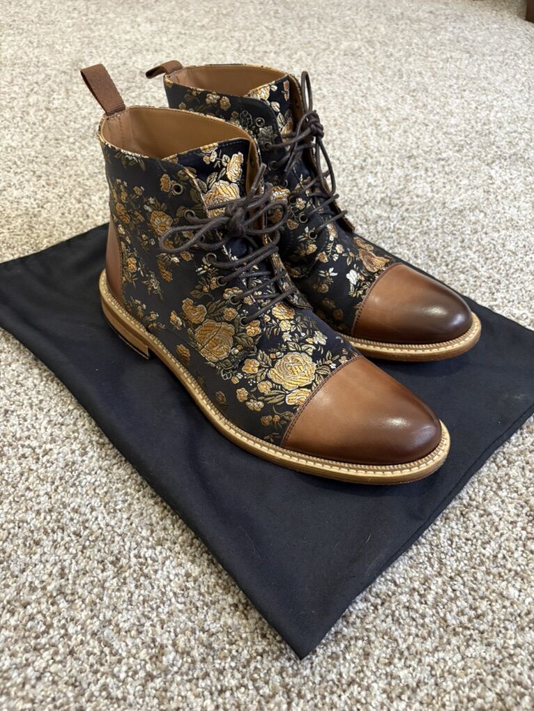Taft Jack Boots - Eden Cognac Floral Size 43