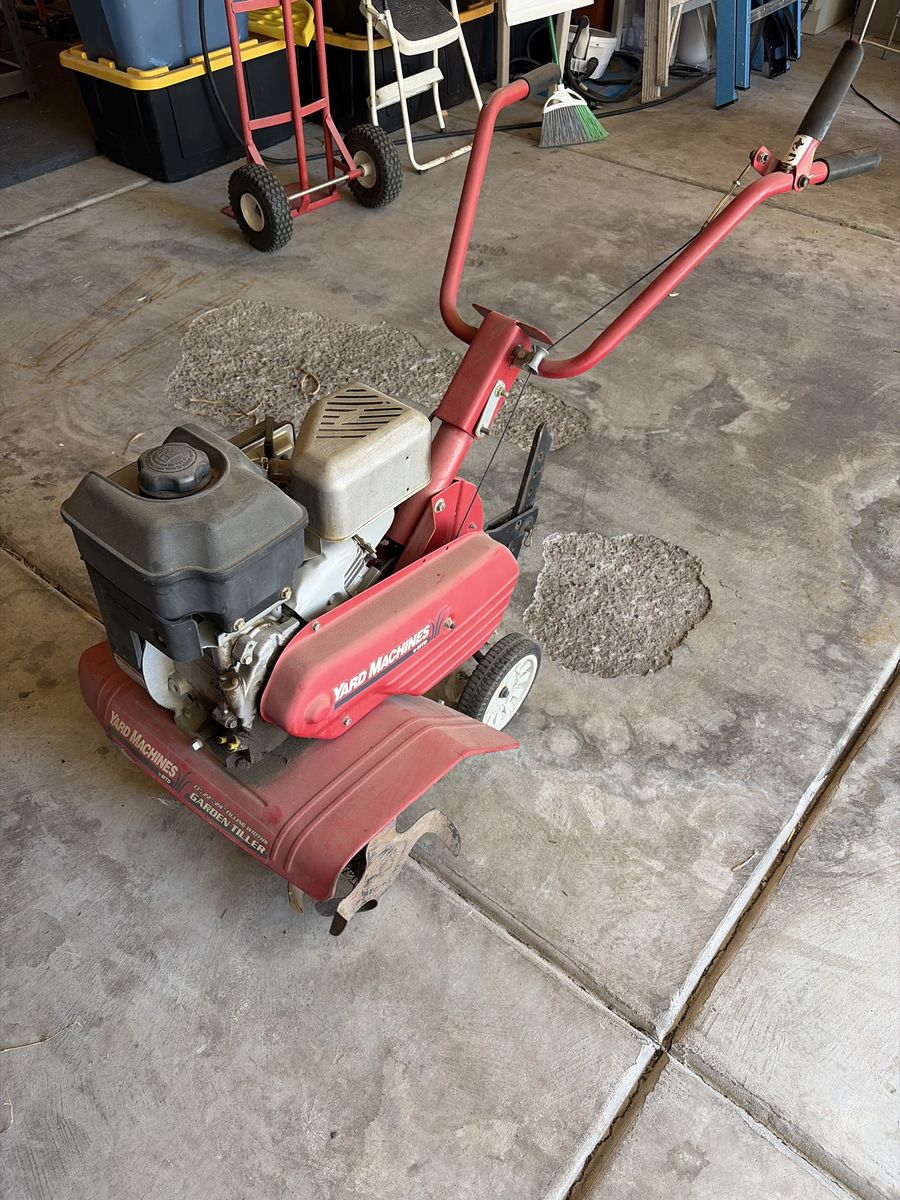 Yard Machines Garden Tiller