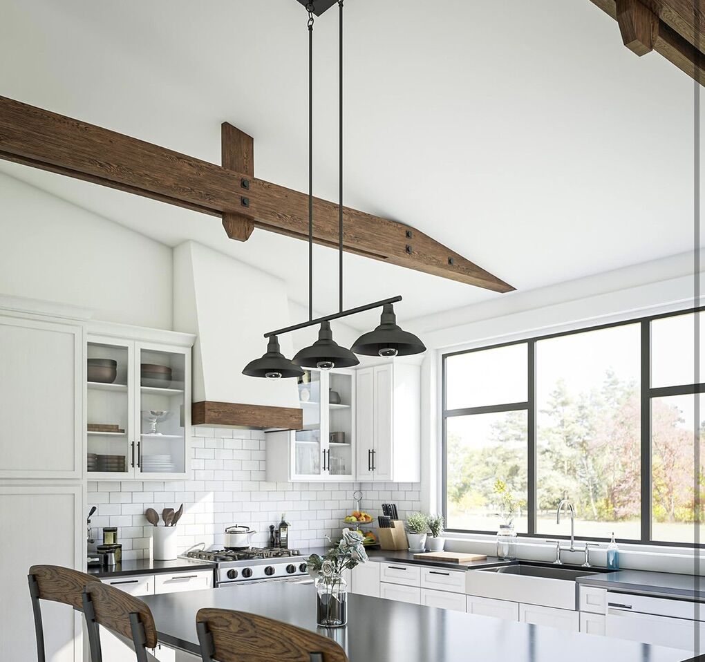 Kenroy Home Black Island Light 93512BL NEW