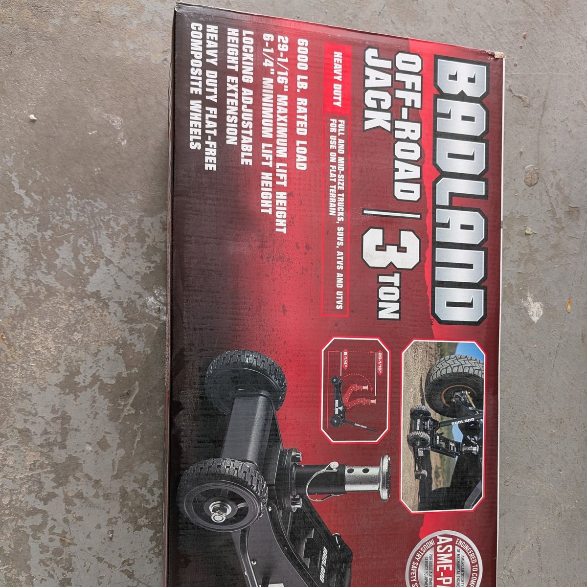 badlands off road jack NEW