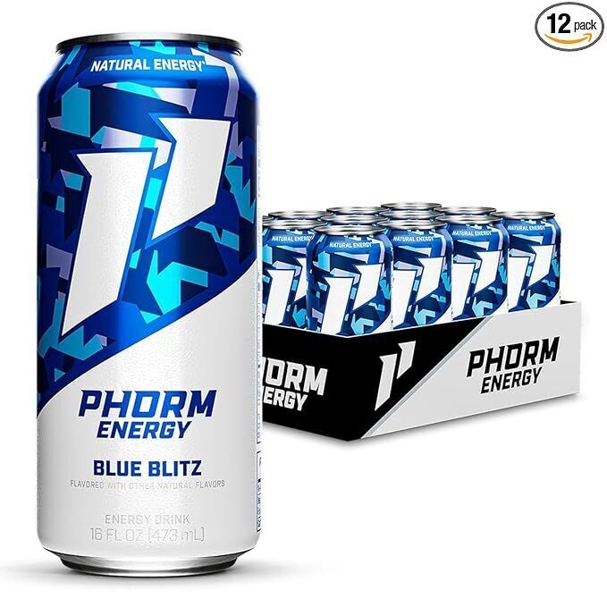 PHORM ENERGY DRINK BLUE BLITZ