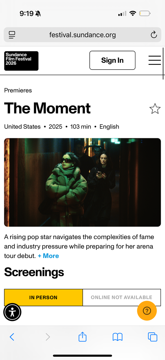 Looking to TRADE 1 Sundance Premiere Ticket: The Best Summer for THE MOMENT