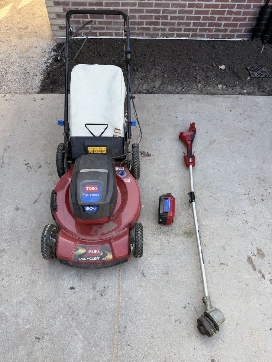 Toro Lawn Mower & Trimmer
