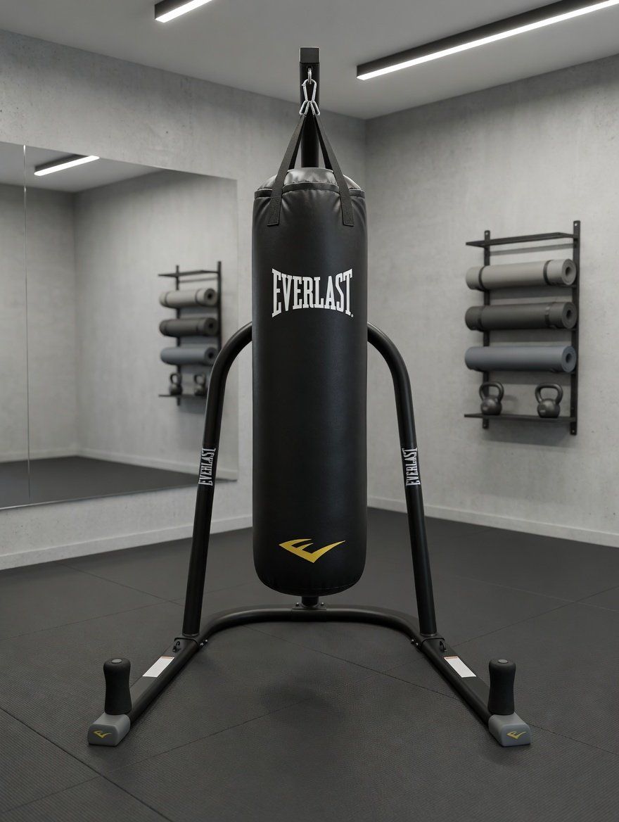 Everlast Heavy Bag & Stand - Good Condition - $150