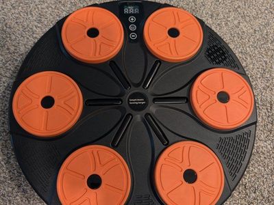 Smart Music Boxing Target Wall Mounted Workout Machine - Black/Orange