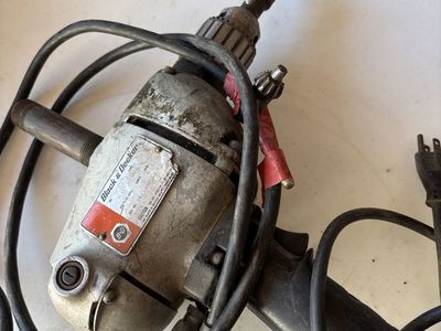 Vintage Black & Decker half inch heavy duty drill