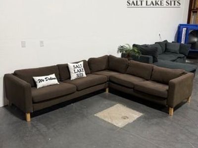 Brown Sectional Sofa Couch Delivery