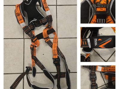*NWT* High-quality, OSHA Compliant fall protection bundle by Malta Dynamics: Harness, Shock-Absorbing Lanyard, Anchor Strap