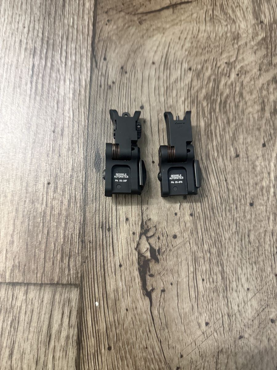 Geissele Backup Iron Sights