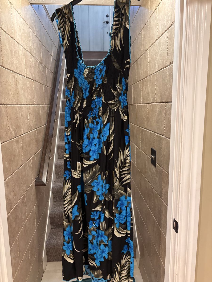 Vintage Hawaiian Dress XL