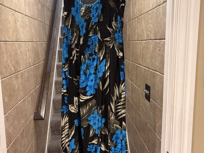 Vintage Hawaiian Dress XL