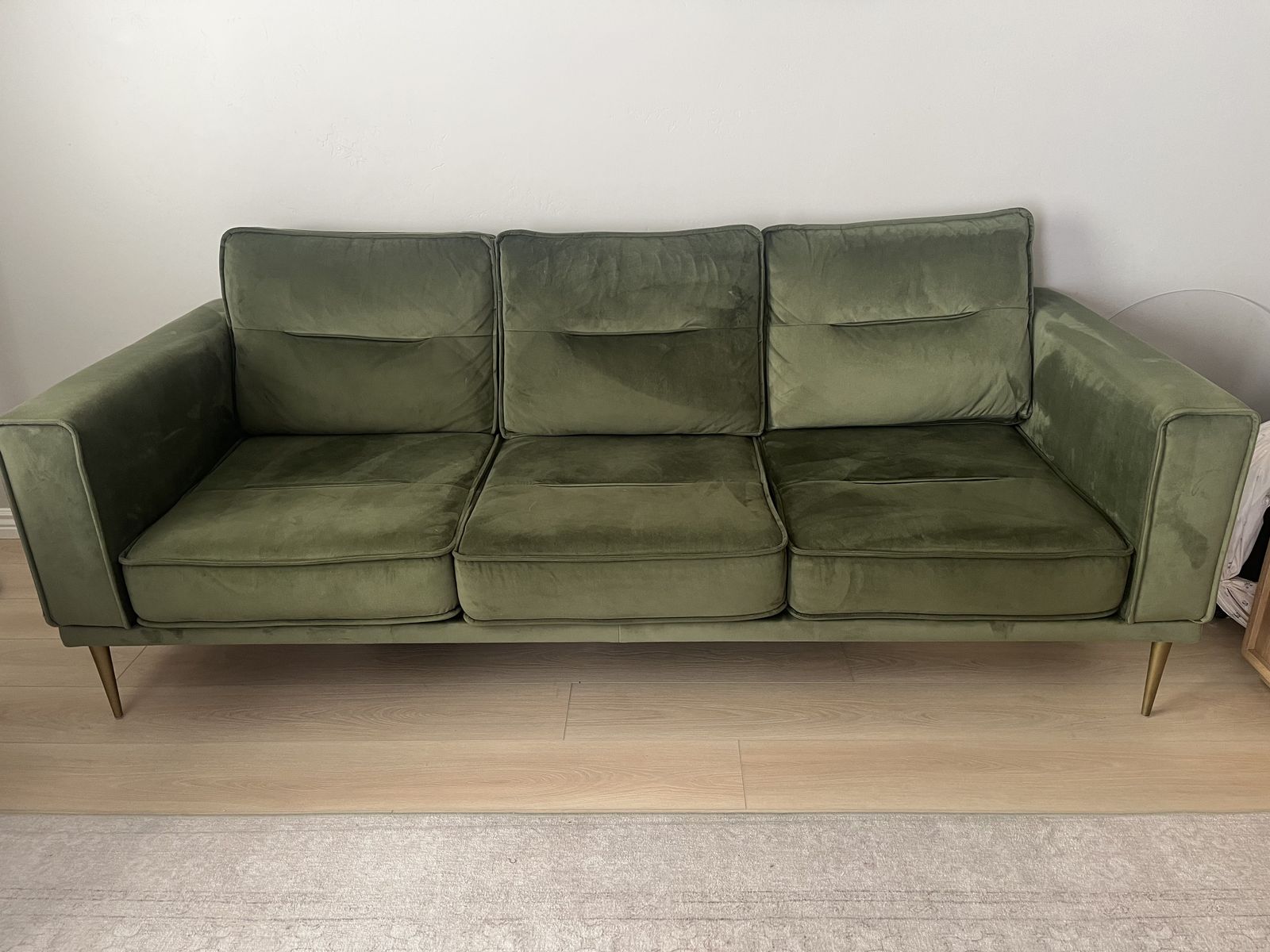 Green Velvet Couch