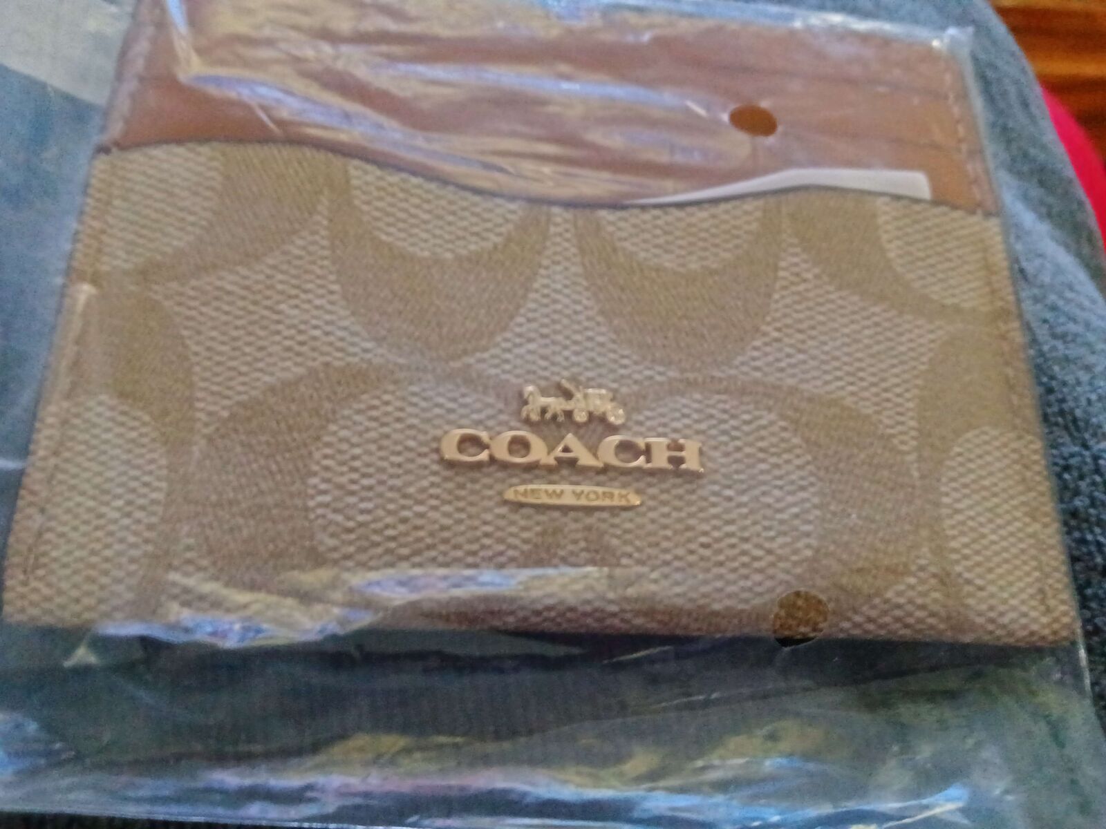 Brand new Coach card holder