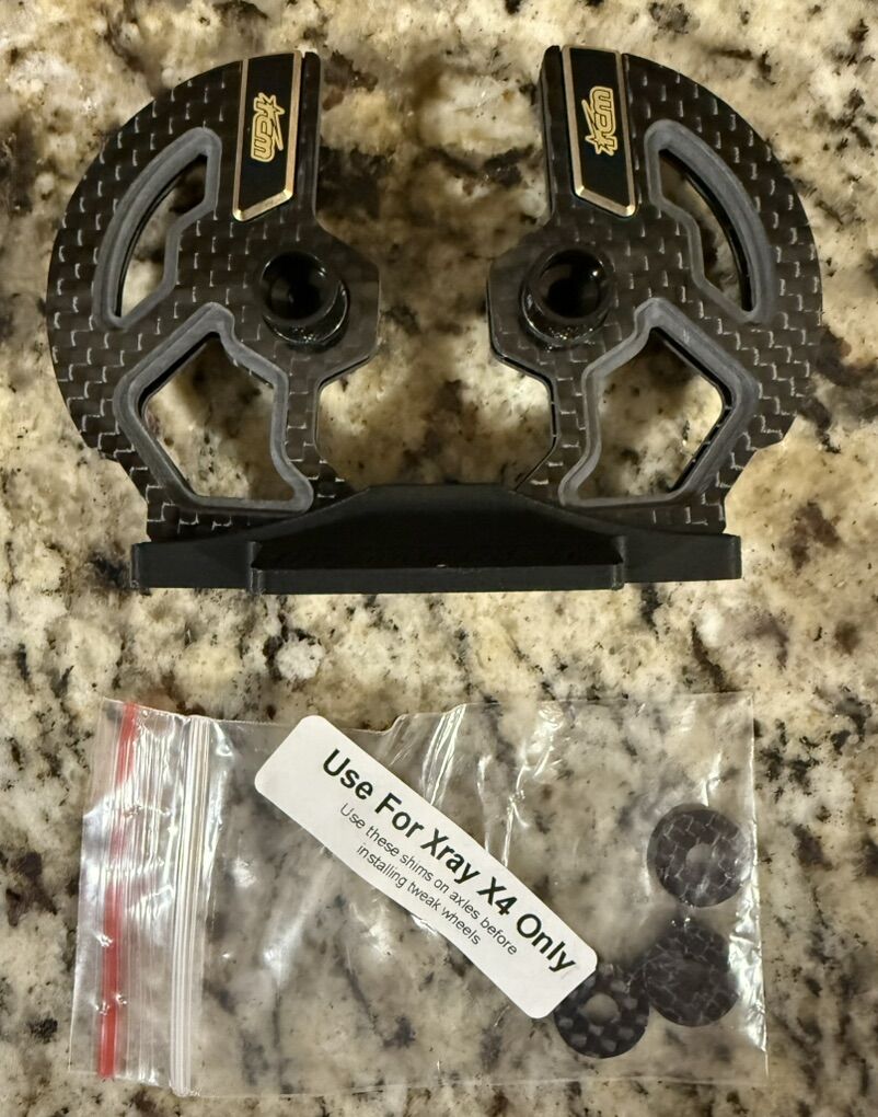 RC MAKER Carbon WEIGHTED TWEAK WHEEL SET (1/10)