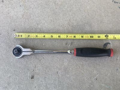 Snap-on 3/8" Drive Flex-Head Swivel Ratchet with Comfort Grip Handle