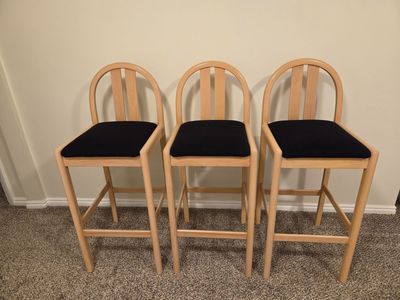 PostModern Vintage Refurbished Loewenstein Bar Stools - $175 OBO