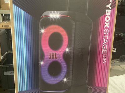 JBL PartyBox Stage 320 Portable Bluetooth Speaker with Light Show and Powerful Bass