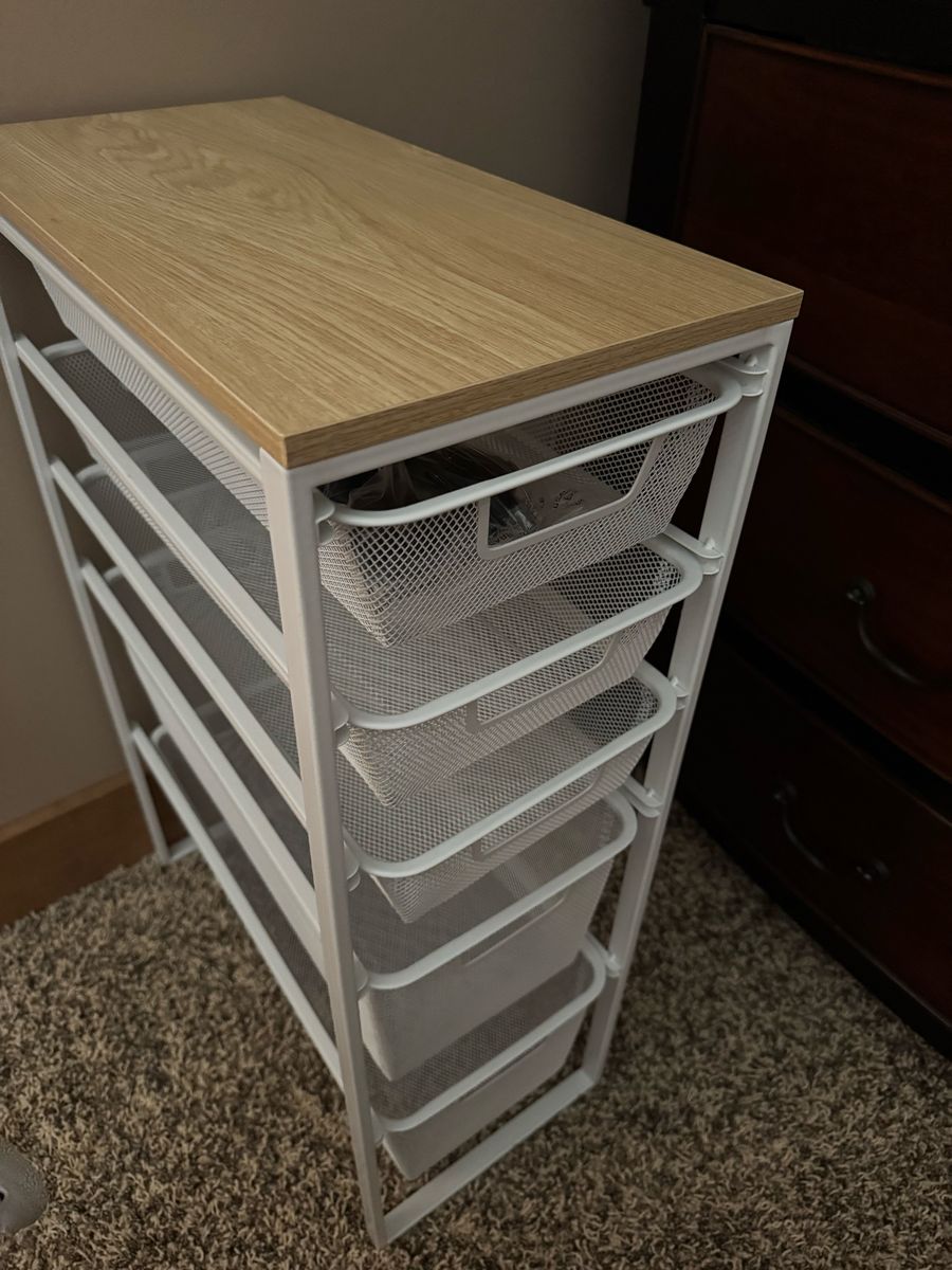 New five drawer storage utility cart with wheels