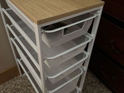 New five drawer storage utility cart with wheels