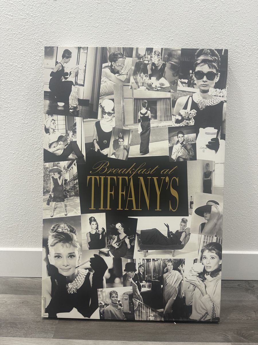 Breakfast at Tiffany's Audrey Hepburn Wall Art