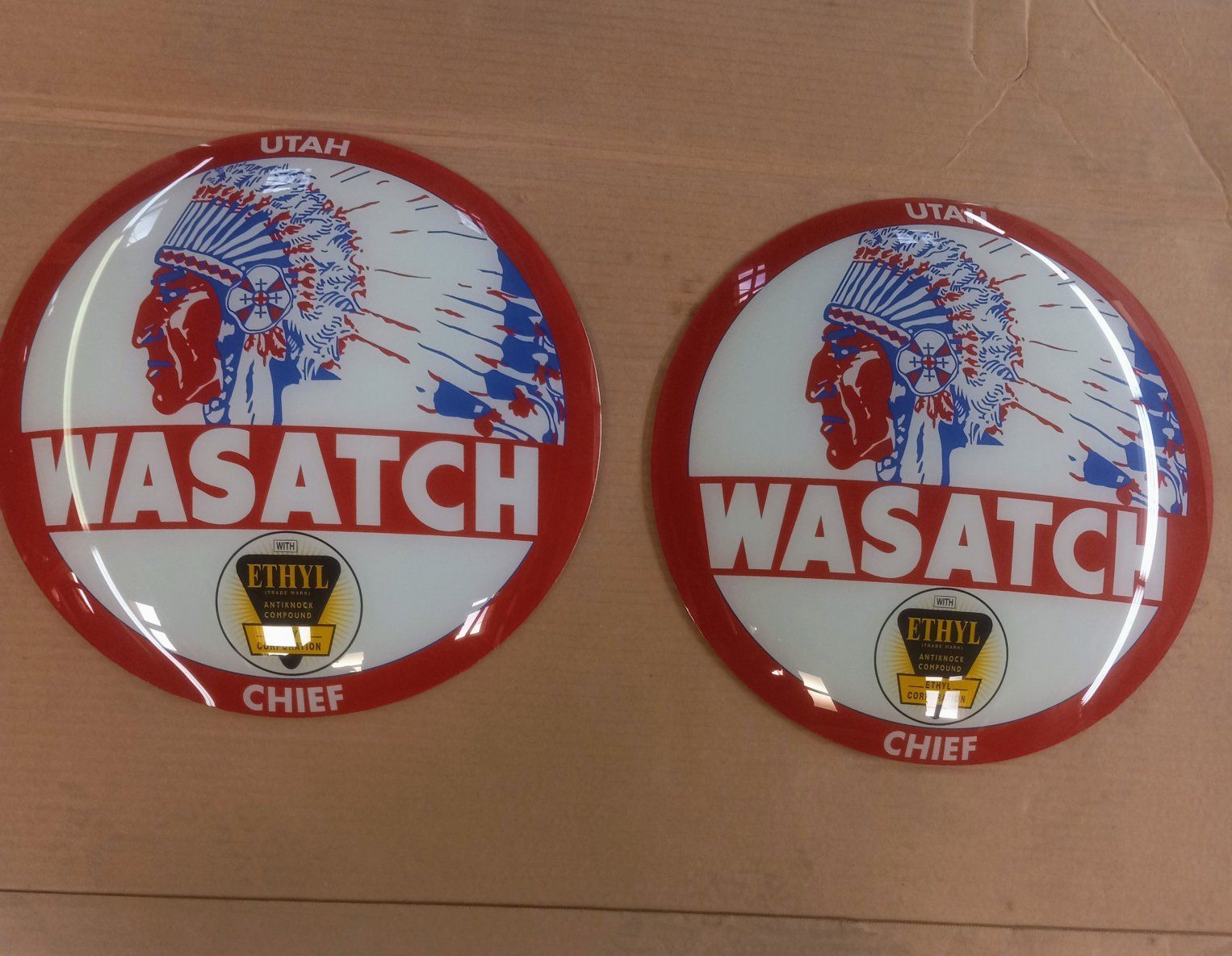 UTAH OIL WASATCH GAS GLOBE LENS