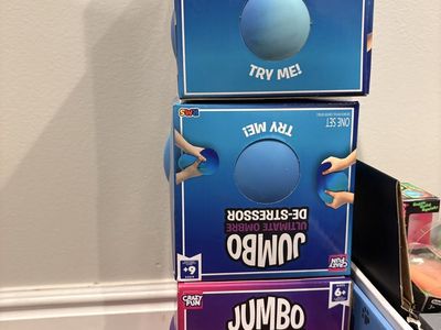 Crazy Fun RMS Jumbo Ultimate Ombre De-Stressor Squeeze Balls Set of 3