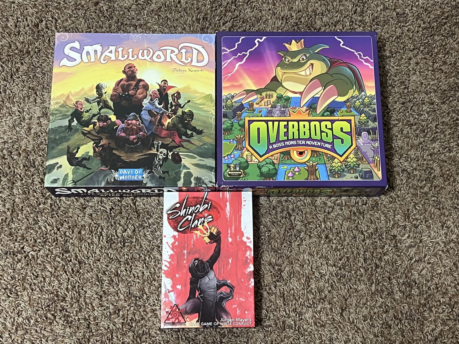 Overboss, Shinobi Clans, Smallworld Games