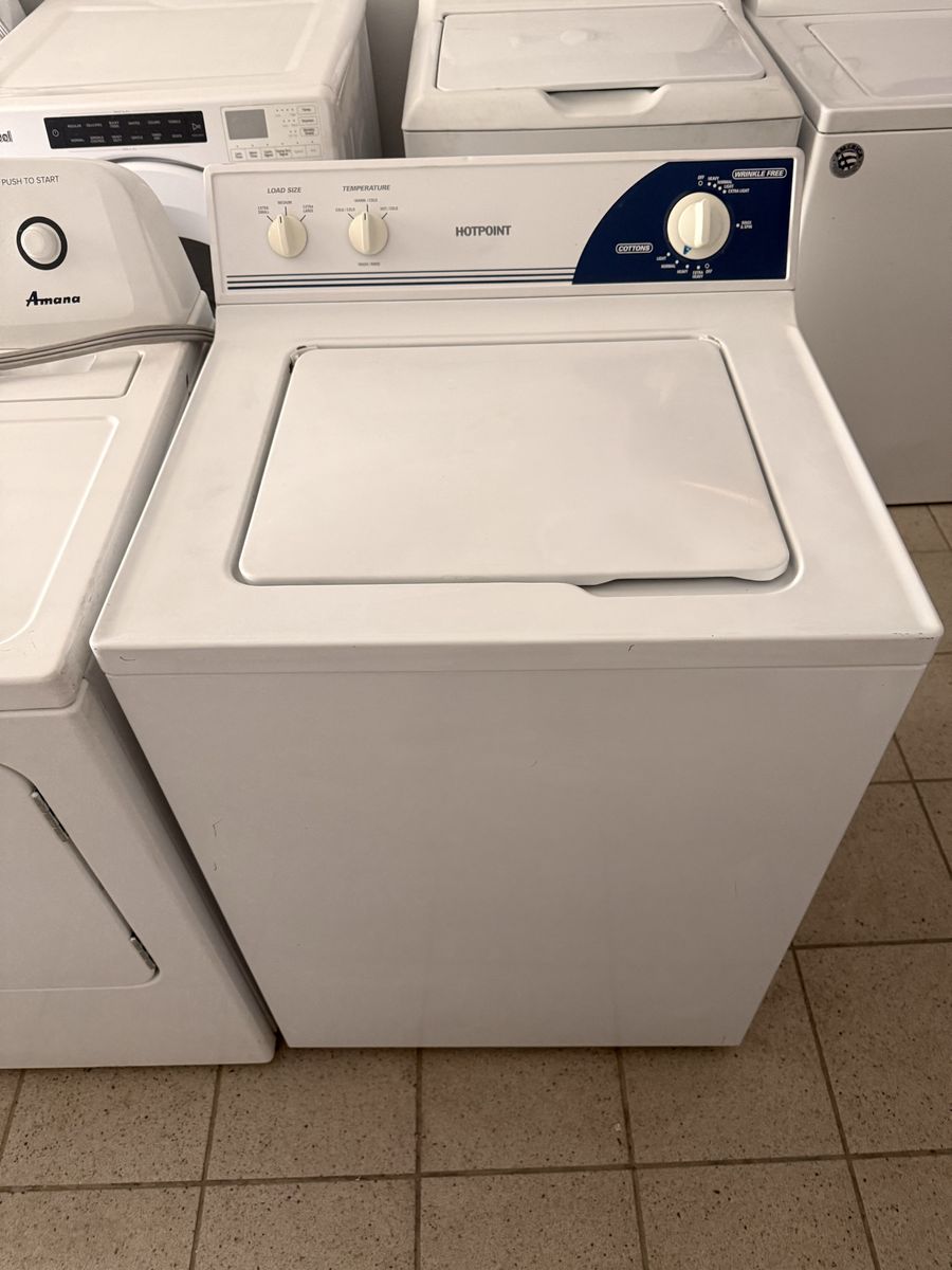 Hotpoint Top Load Washing Machine White - Used Condition, Fully Functional