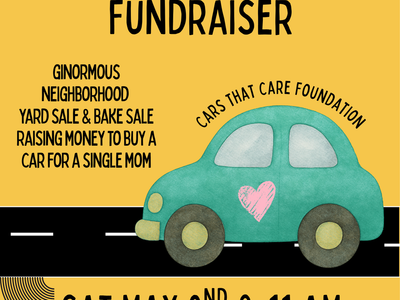 Massive Yard Sale & Bake Sale Fundraiser
