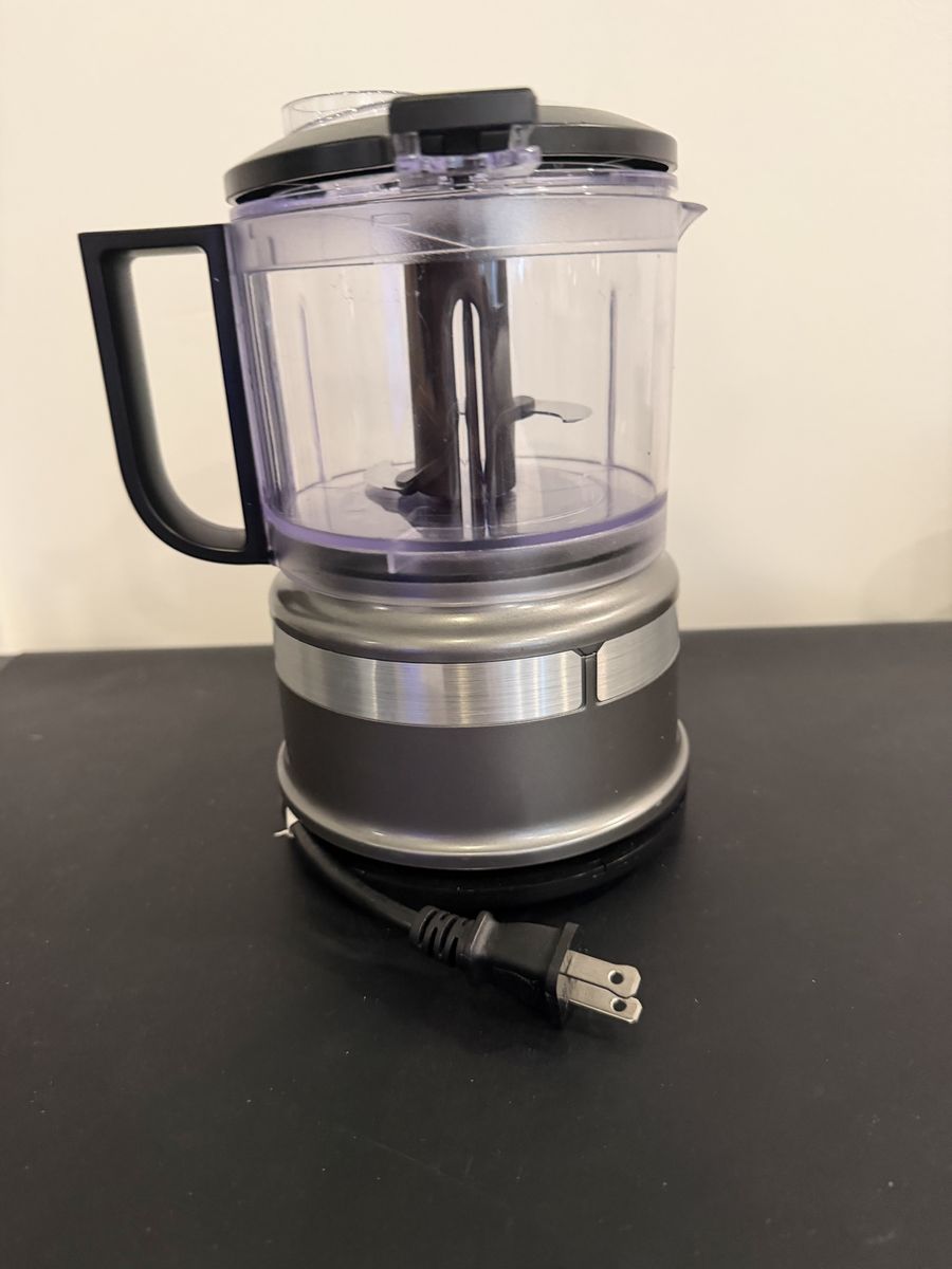KitchenAid 3.5 Cup Food Chopper Base and Work Bowl - Matte Grey / Silver