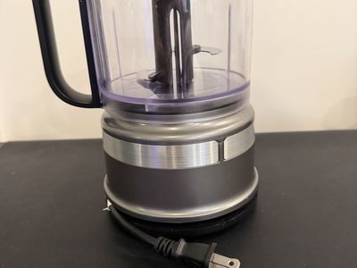KitchenAid 3.5 Cup Food Chopper Base and Work Bowl - Matte Grey / Silver