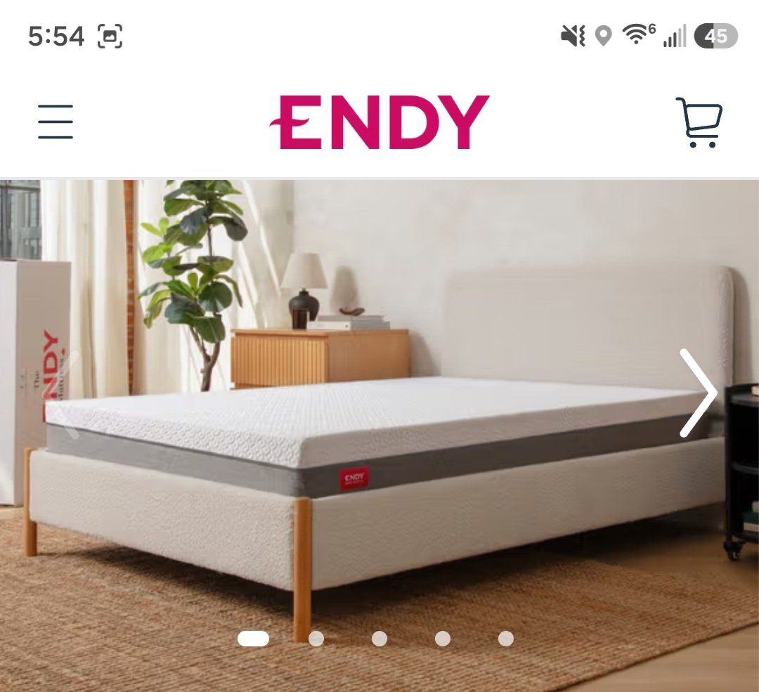 New! Endy Firm King Size Mattress