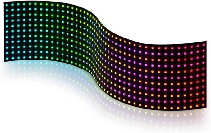 BTF-LIGHTING WS2812B RGB 2427SMD Individually Addressable Digital 11x44 484 Pixels