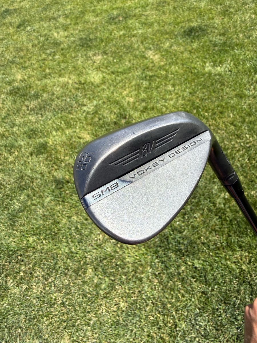 Titleist Vokey SM8 Sand Wedge SW Black 56 Degree 12D blacked out Golf Pride