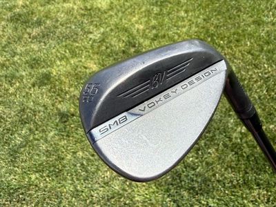 Titleist Vokey SM8 Sand Wedge SW Black 56 Degree 12D blacked out Golf Pride