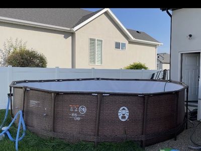 Coleman 48” pool used only 2 months.