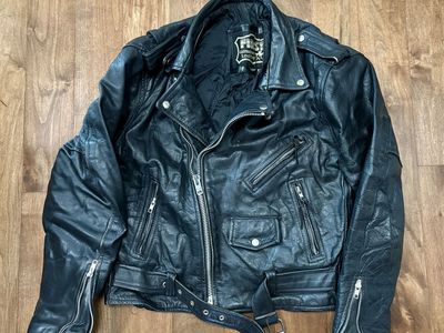Leather motorcycle clothing