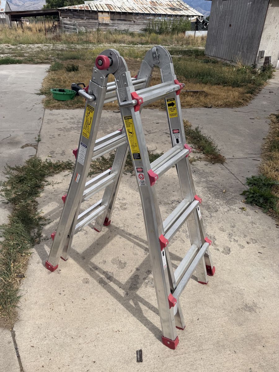 Multi-Position Aluminum Folding Ladder