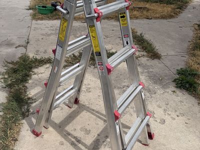 Multi-Position Aluminum Folding Ladder