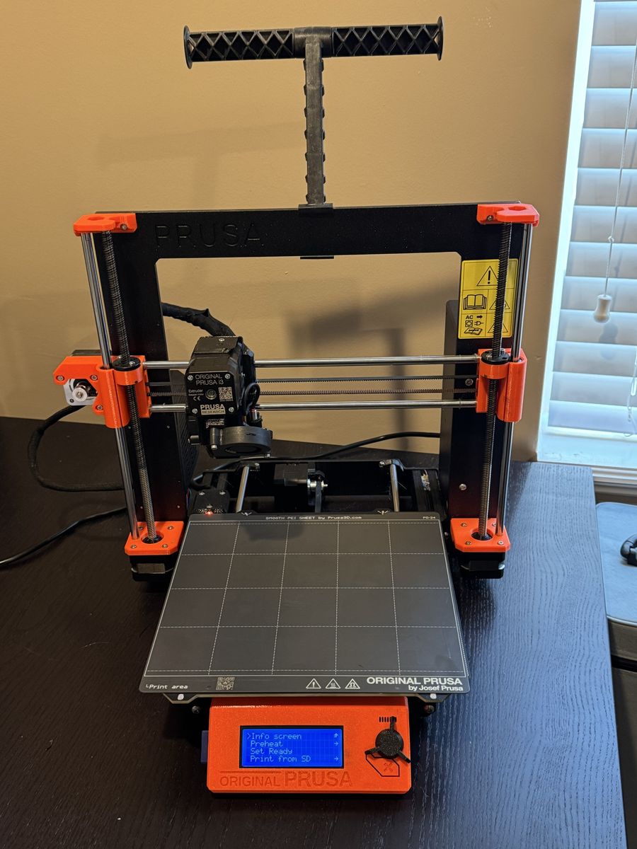 Prusa MK3S+ 3D Printer w/ Raspberry Pi WiFi Printing Setup