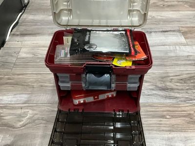 MIX TACKLE AND TACKLE BOXES
