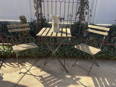 Simple Folding Bistro Set $80 Can $20