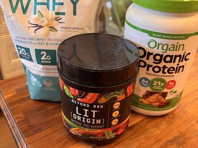 Protein powder and pre-workout energy bundle