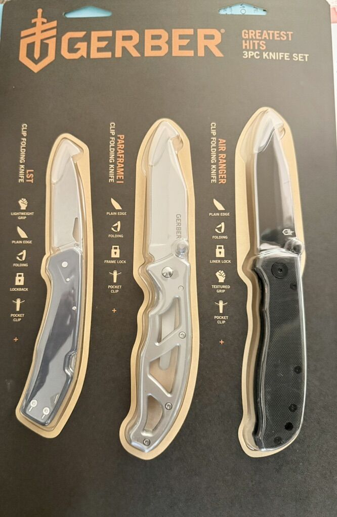 Gerber Gear 3 Pc Knife Set