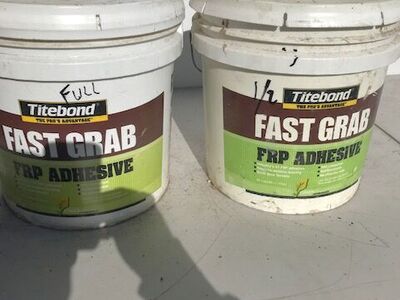 FRP construction adhesive building