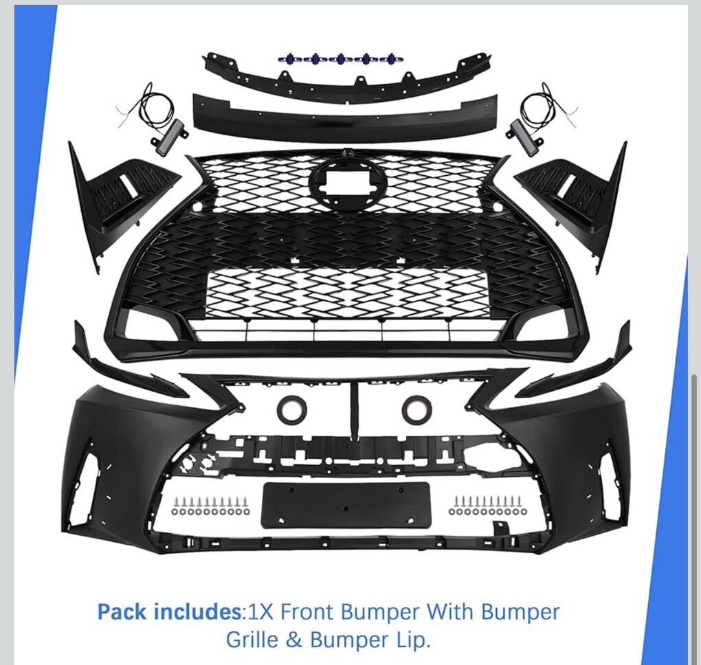 Lexus IS250/IS350 Front Bumper Conv. Grille Set