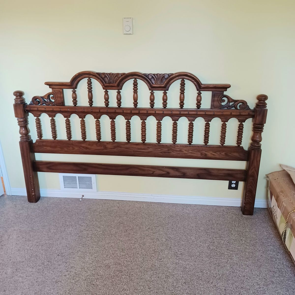 MCM king headboard