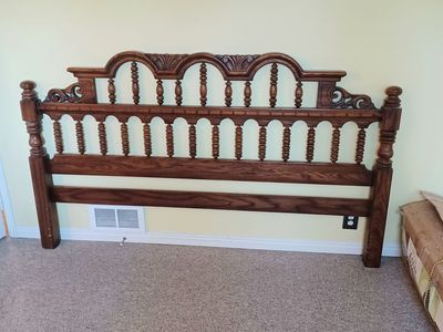 MCM king headboard