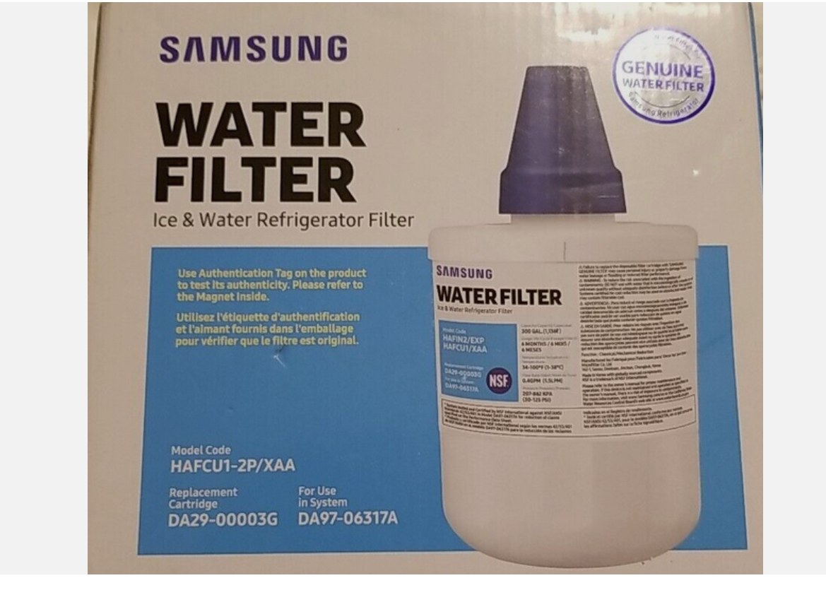 4 PACK  Samsung Water Filters HAFCU1-2P/XAA 2 Filters Per Box NEW